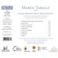 CANTUS BONONIAE/MISSA SANCTI PETRONII