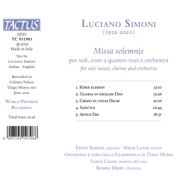 SIMONI: MISSA SOLEMNIS