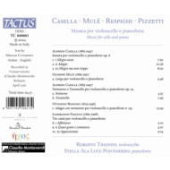ALFREDO CASELLA - ILDEBRANDO PIZZETTI: MUSICA PER VIOLONCELLO E PIANOFORTE
