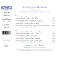 MANCINI: 12 SOLOS FOR A VIOLIN OF FLUTE, LONDON 1724