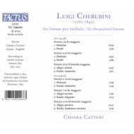 CHERUBINI: SIX HARPSICHORD SONATAS