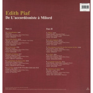 DE L'ACCORDEONISTE A MILORD