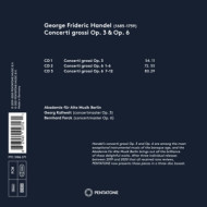 HANDEL CONCERTI GROSSI OP. 3 & OP. 6