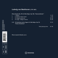 BEETHOVEN: HAMMERKLAVIER SONATA OP. 106 & EROICA VARIAT