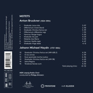 ANTON BRUCKNER & MICHAEL HAYDN MOTETS