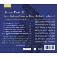 ROYAL WELCOME SONGS FOR CHARLES II VOLUME 2