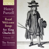 PURCELL: ROYAL WELCOME SONGS FOR KING CHARLES II VOLUME