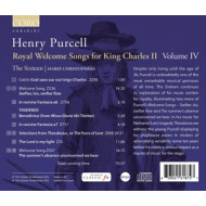 PURCELL: ROYAL WELCOME SONGS FOR KING CHARLES II VOLUME