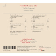 FRANZ BENDA: VIOLIN SONATAS