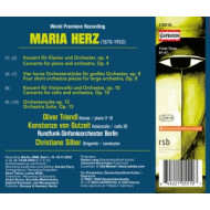 MARIA HERZ: PIANO CONCERTO - CELLO CONCERTO - ORCHESTRAL WORKS