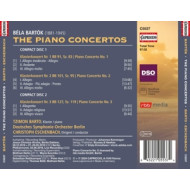 BARTOK: BARTOK: THE PIANO CONCERTOS