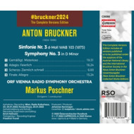 BRUCKNER: SYMPHONY NO. 3 IN D MINOR