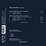 SCHUBERT: SYMPHONIES UNFINISHED & GREAT