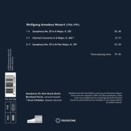 MOZART SYMPHONIES NOS. 29 & 33, CLARINET CONCERTO