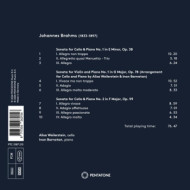 BRAHMS CELLO SONATAS