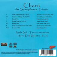 CHANT DU SAXOPHONE TINOR