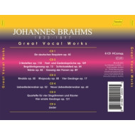 BRAHMS: GREAT VOCAL WORKS