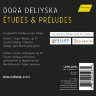 CHOPIN, DEBUSSY, KAPUSTIN & LIGETI: ETUDES & PRELUDES