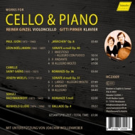 BOELLMANN, GLIERE, JUON, RACHMANINOFF, SAINT-SAENS & WOELFL: WORKS FOR CELLO & PIANO