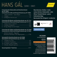 HANS GAL: CONCERTINOS FOR VIOLIN, CELLO, PIANO & STRING SERENADE