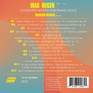 MAX REGER - COMPLETE WORKS FOR PIANO SOLO