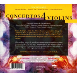 CONCERTOS 4 VIOLINS