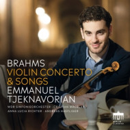 BRAHMS: VIOLIN CONCERTO AND SONGS