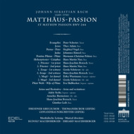 BACH: MATTHAUS PASSION