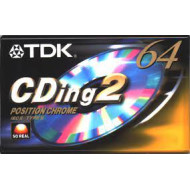 TDK Cding 2 Chrome 64 audio kazetta