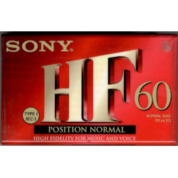 SONY HF 60 audio kazetta