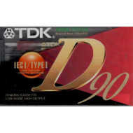 TDK D90 audio kazetta