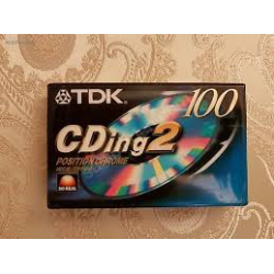 TDK Cding 2 Chrome 100 audio kazetta