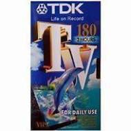 TDK TV 180 perc VHS kazetta