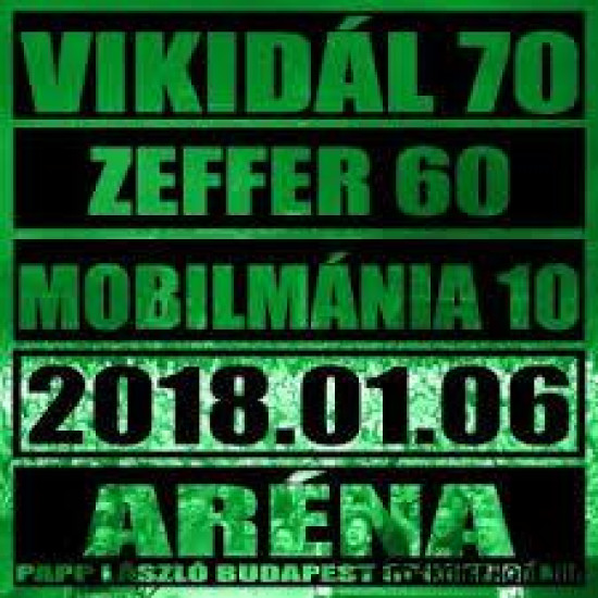 Vikidál 70 - Zeffer 60 - Mobilmánia 10 (Vinyl LP) | Lemezkuckó CD bolt
