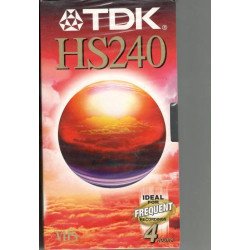 TDK HS240  VHS kazetta