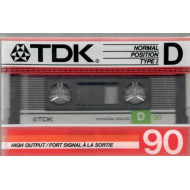 TDK D90 audio kazetta