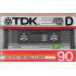 TDK D90 audio kazetta