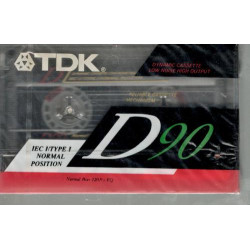 TDK D90 audio kazetta