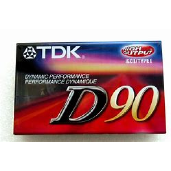 TDK D90 audio kazetta (Audio Cassette) | Lemezkuckó CD bolt