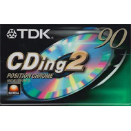TDK Cding 2 Chrome 90 audio kazetta