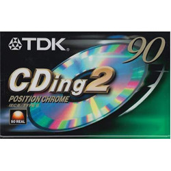 TDK Cding 2 Chrome 90 audio kazetta