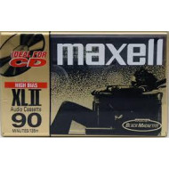 Maxell XL II 90 perces Chromdioxid audio kazetta