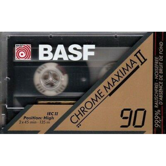 BASF 90 Chrome Maxima II audio kazetta (Audio Cassette) | Lemezkuckó CD bolt