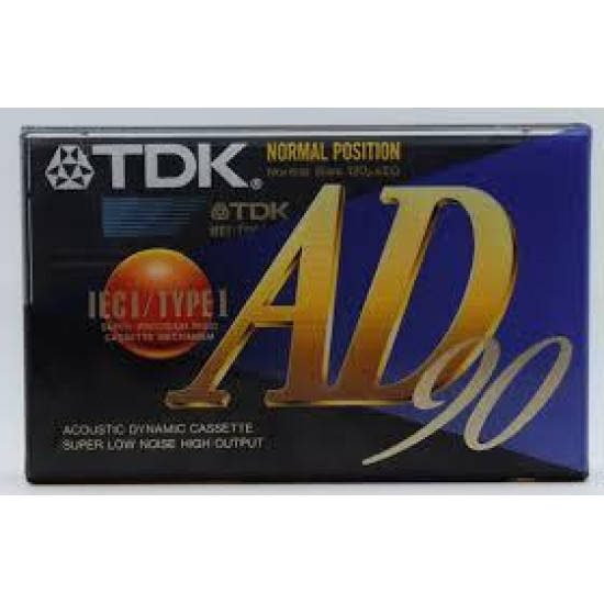 TDK AD 90 audio kazetta TDK AD 90 audio kazetta (Audio Cassette) | Lemezkuckó CD bolt