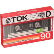 TDK D 90 audio kazetta