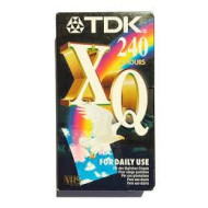 TDK XQ 240 VHS kazetta