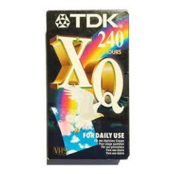 TDK XQ 240 VHS kazetta