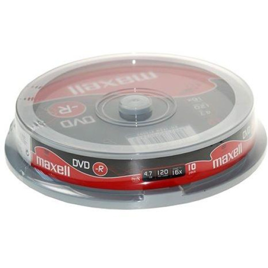 Maxell DVD-R 16X Lemez (10 darab/henger) (DVD) | Lemezkuckó CD bolt