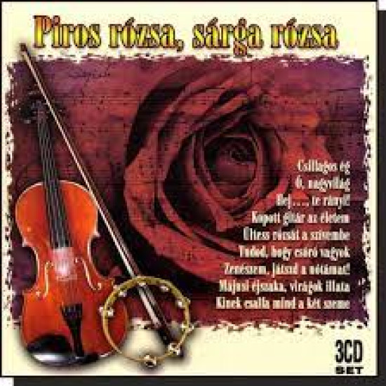 Rózsa Ignác és zenekara Piros rózsa, sárga rózsa 3CD (CD) | Lemezkuckó CD bolt