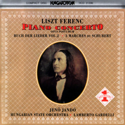 Piano Concerto Opus Posthumum; Buch Der Lieder Vol. 2; 3 Marches By Schubert
